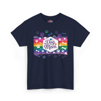 Rainbow Dog Mom T-Shirt