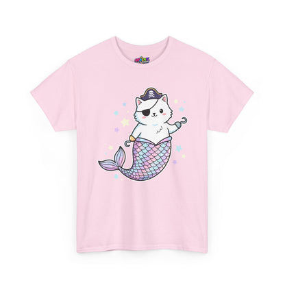 Pirate Mermaid Cat T-Shirt