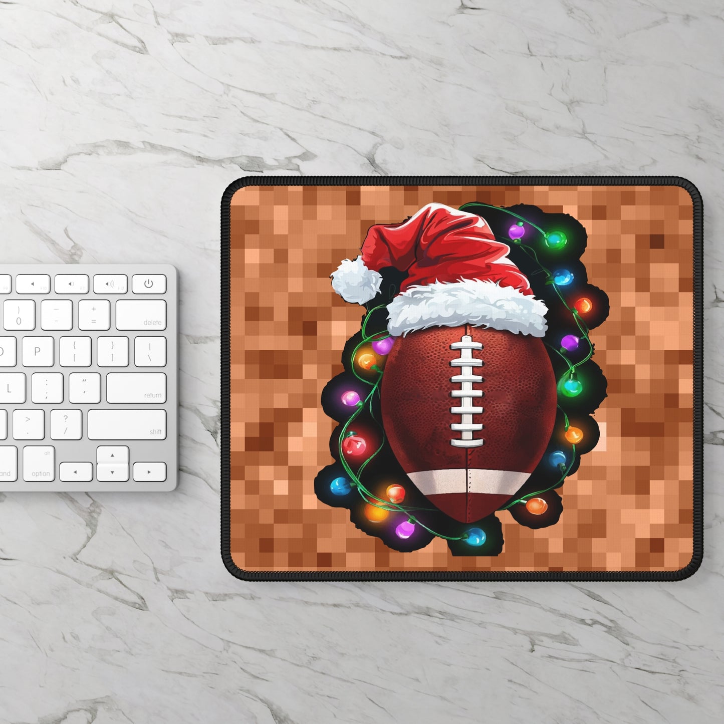 Christmas Football Mouse Pad