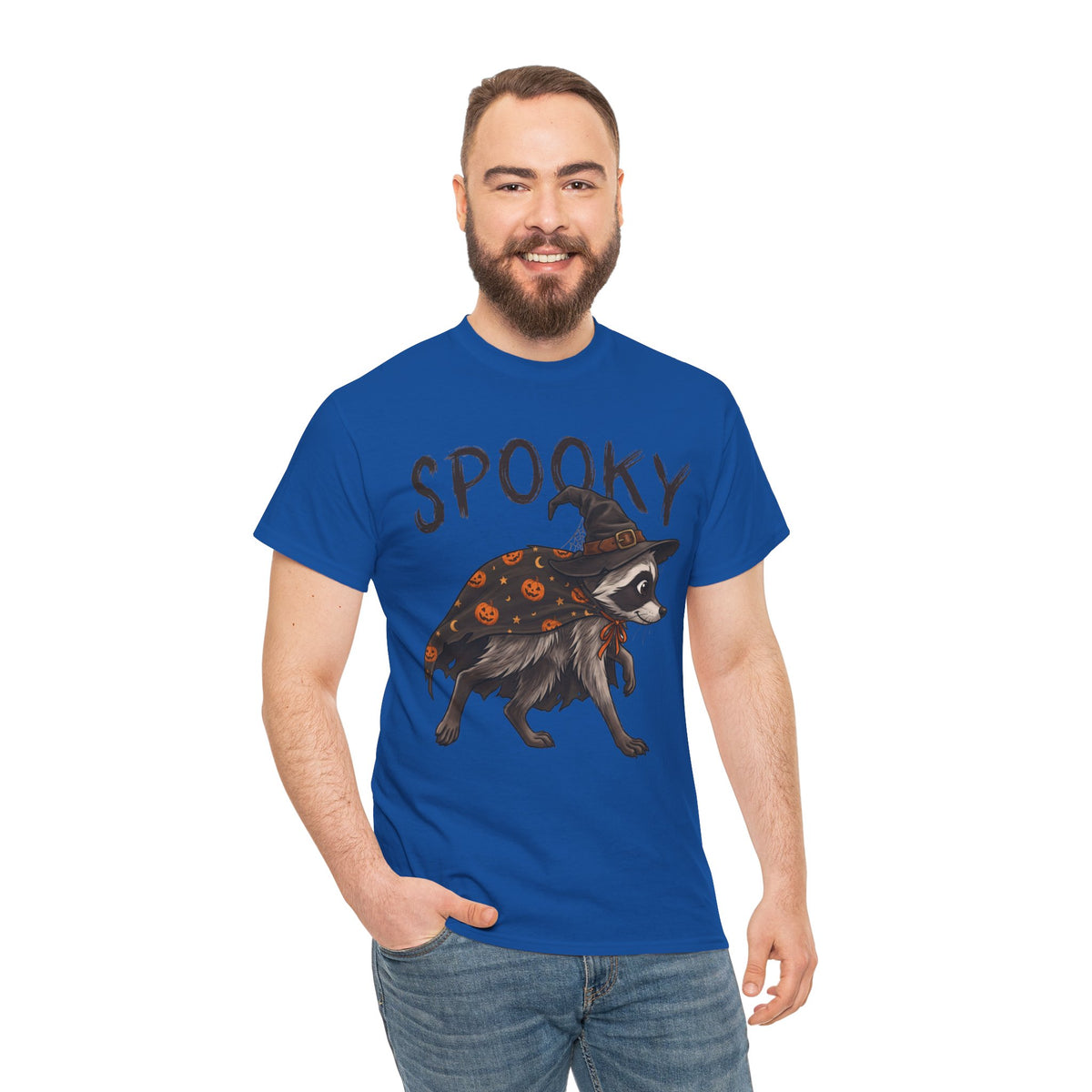 Spooky Raccoon Witch T-Shirt