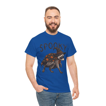 Spooky Raccoon Witch T-Shirt
