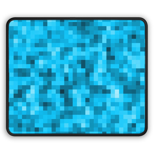 Ocean Pixel Blue Mouse Pad