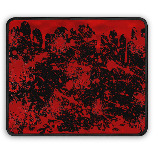 Bloody Chaos Gaming Mouse Pad – 9x7 Neoprene Desk Mat for Gamers, Horror Fans, and Halloween Lovers
