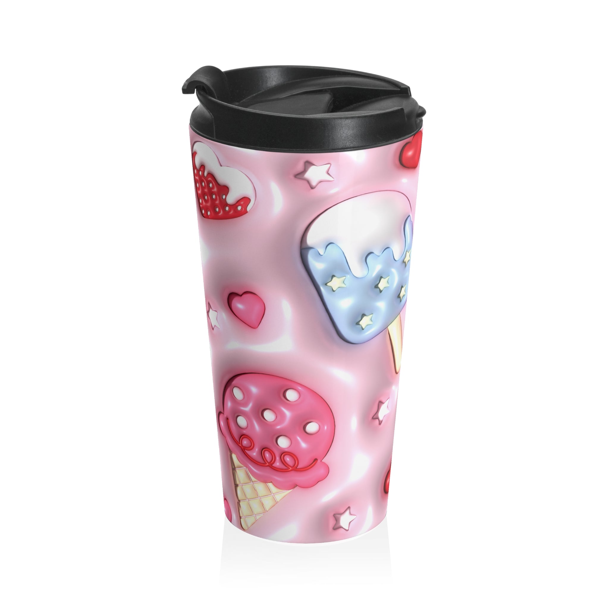 Sweet Dreams Ice Cream Stainless Steel Travel Mug