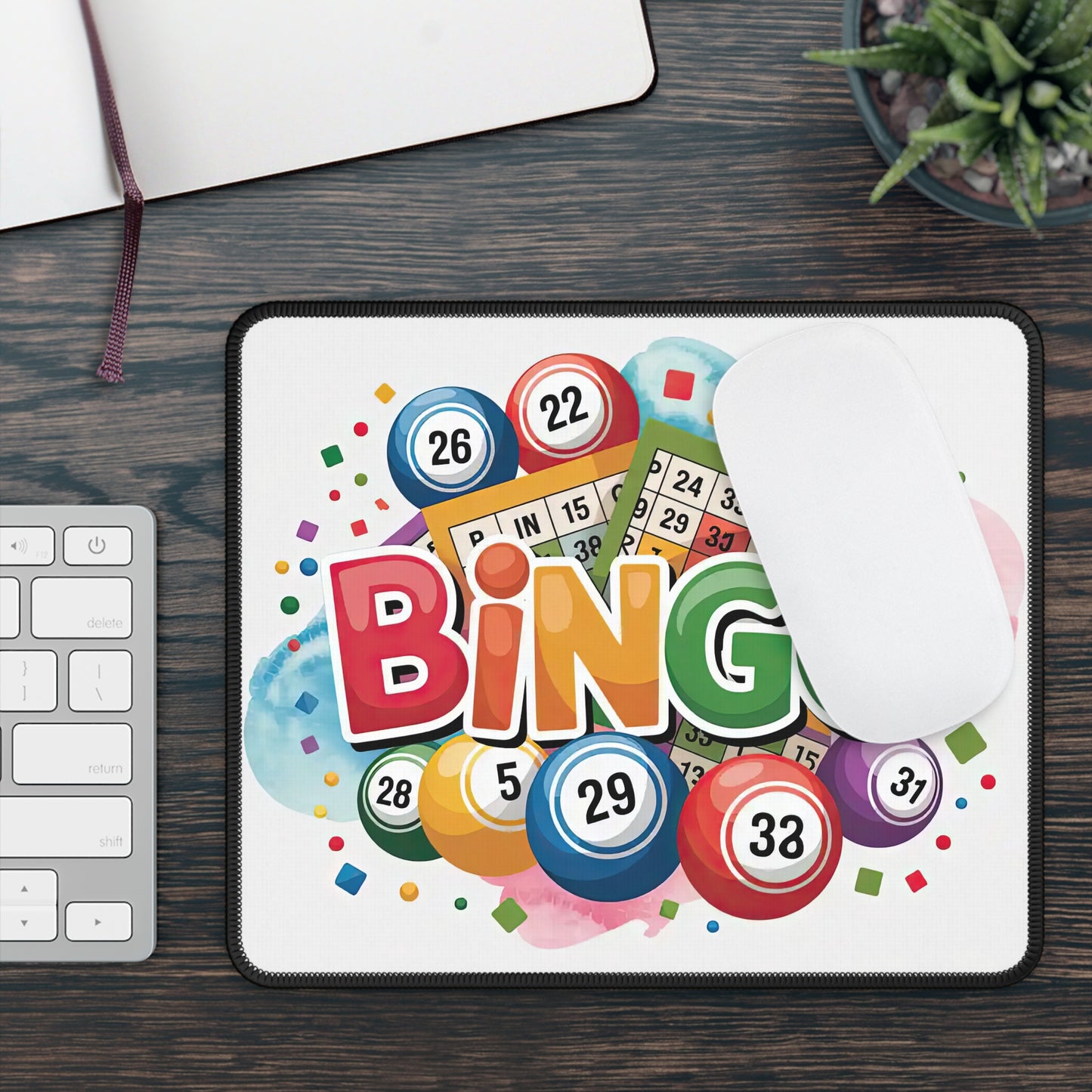Colorful Bingo Mouse Pad