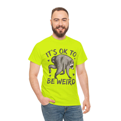 It’s OK to Be Weird Raccoon T-Shirt