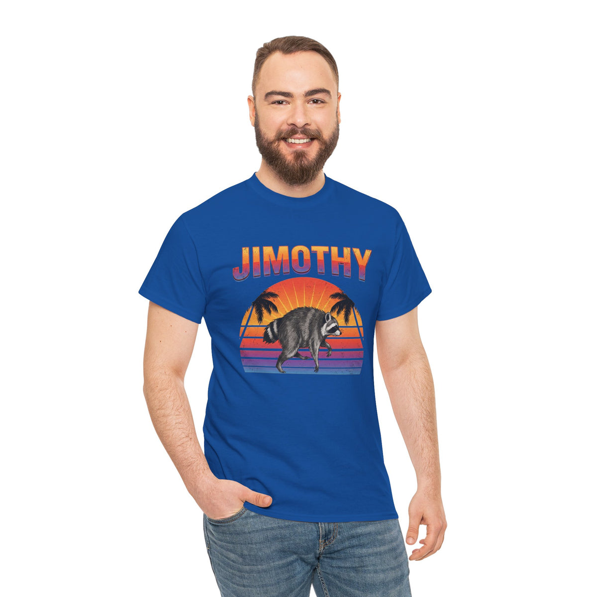 Retro Jimothy Raccoon T-Shirt