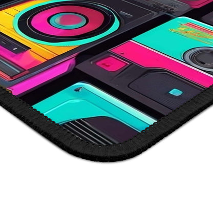 Retro BoomBox Vibes Mouse Pad