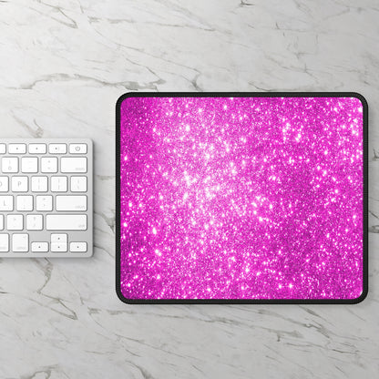Pink Stardust Sparkle Mouse Pad