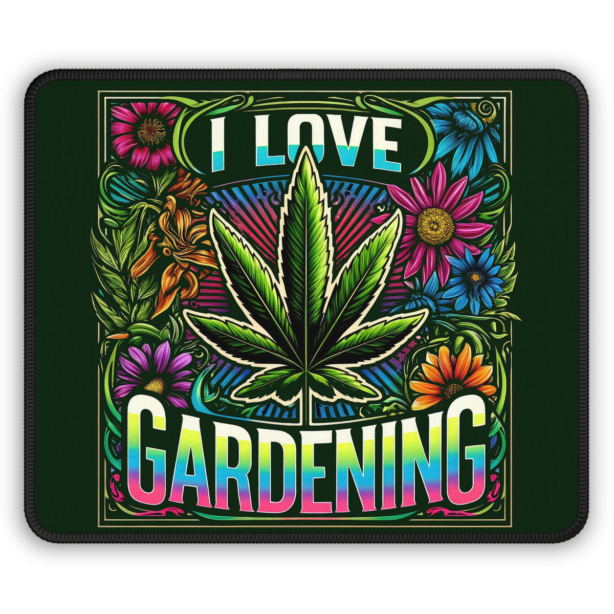 I Love Gardening Mouse Pad