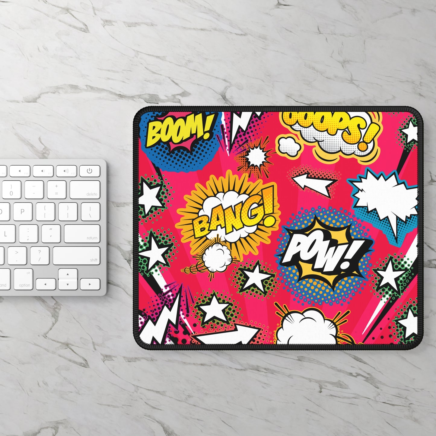 Comic Pop Art Explosion Mouse Pad
