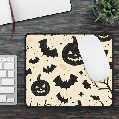 Spooky Bats & Pumpkins Mouse Pad