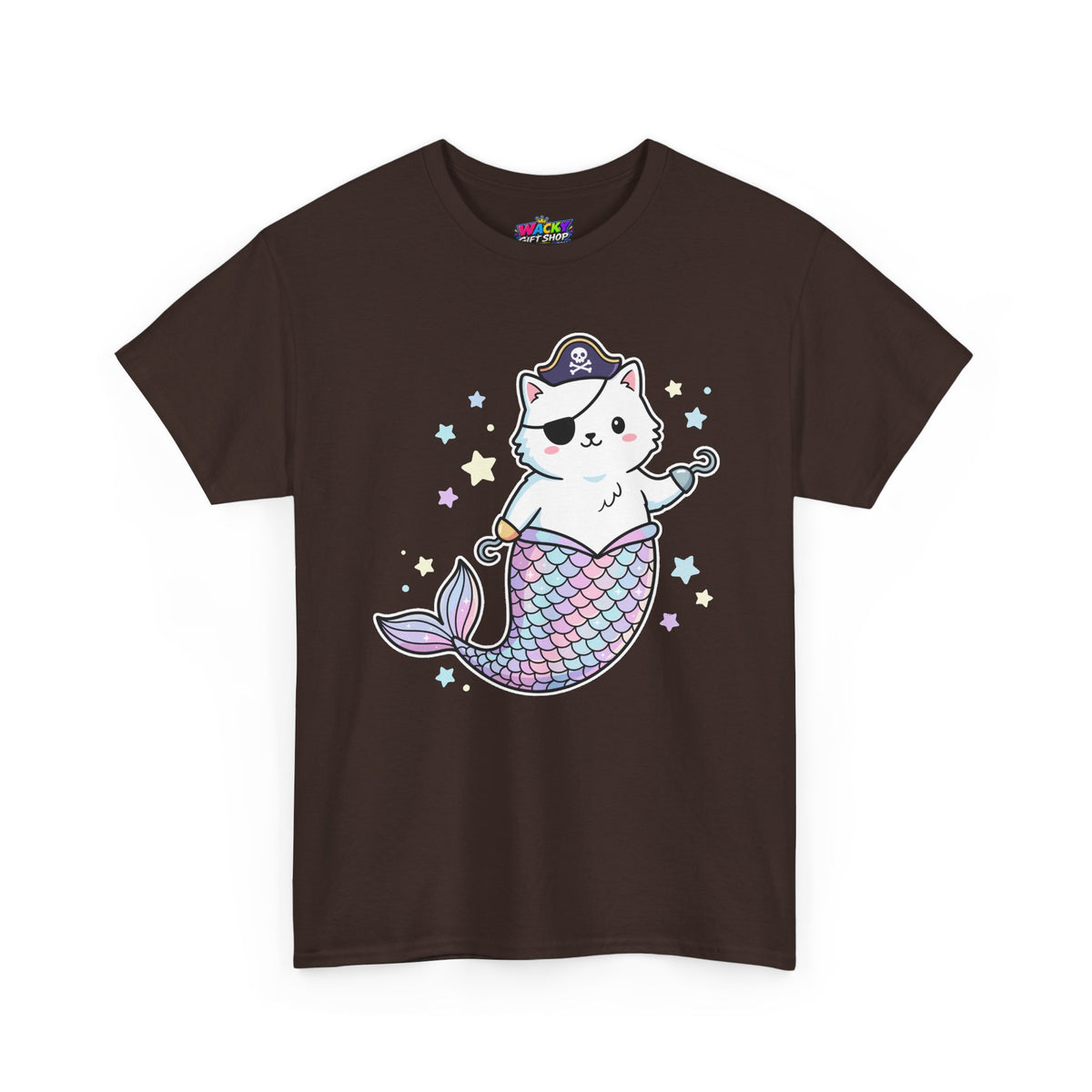 Pirate Mermaid Cat T-Shirt