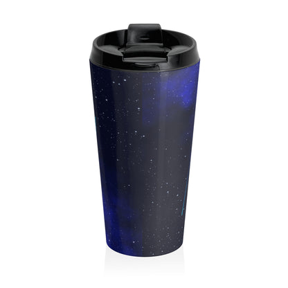 Alien and Bigfoot UFO Stainless Steel Travel Mug – 15oz