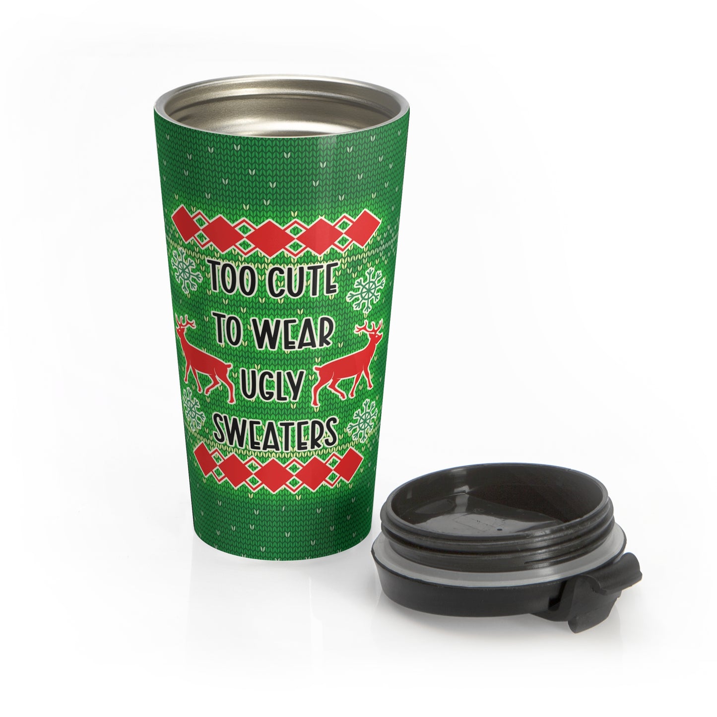 Too Cute Sweater Travel Mug