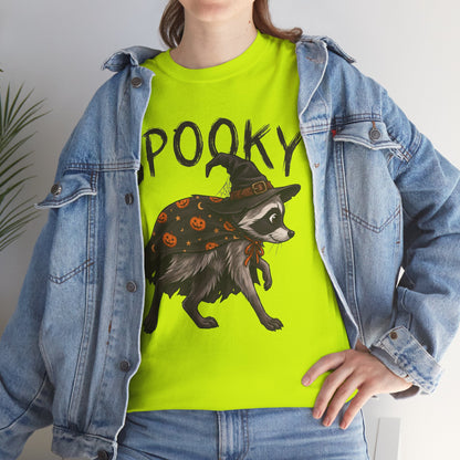 Spooky Raccoon Witch T-Shirt