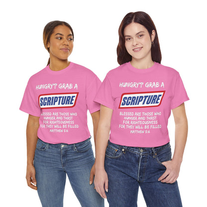 Hungry? Grab a Scripture Christian T-Shirt
