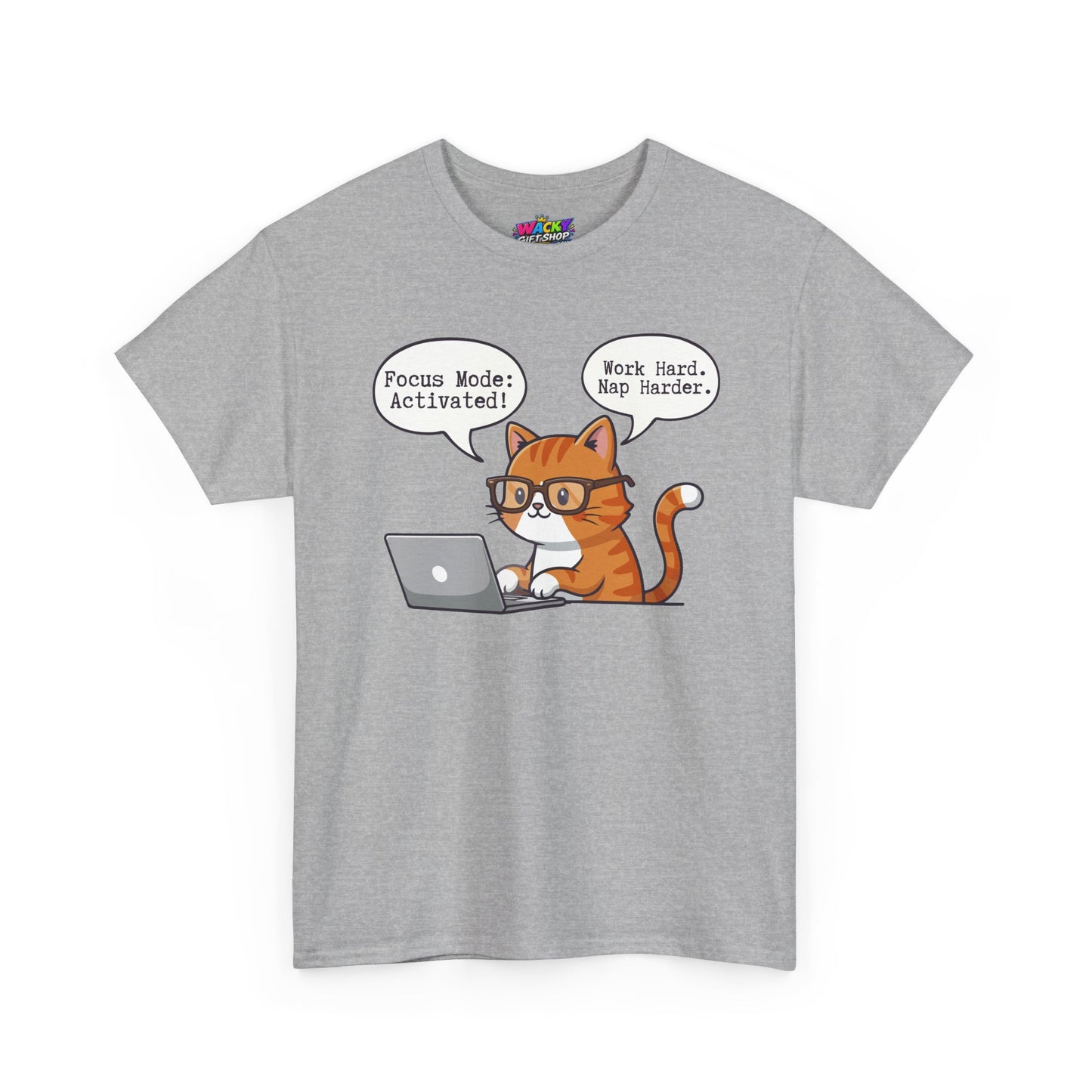 Work Hard Nap Harder Cat T-Shirt