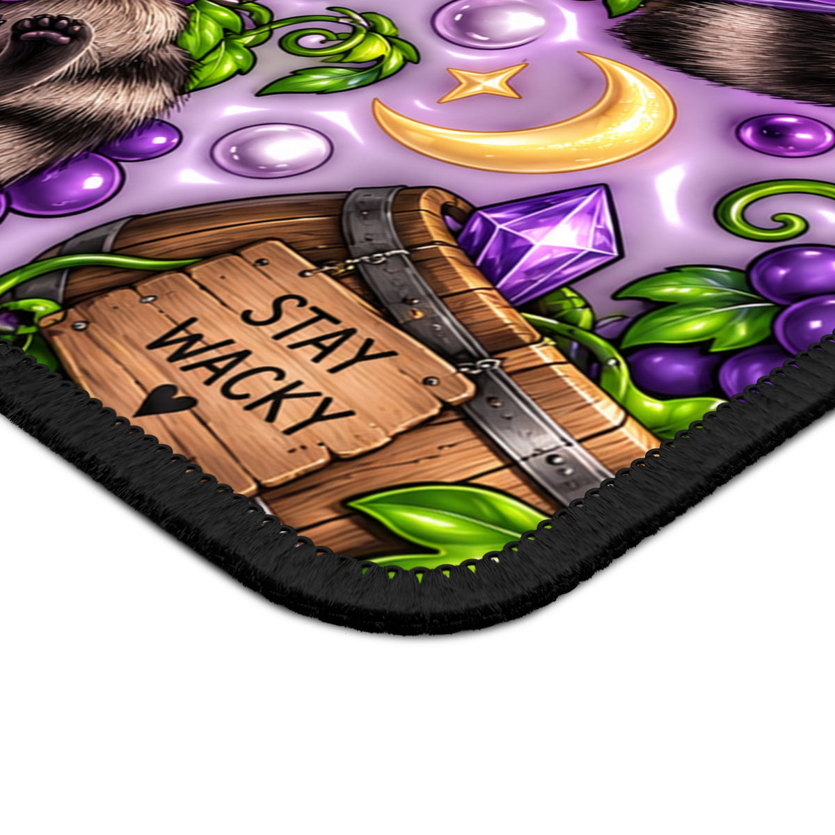 Wine Not? Raccoon Mouse Pad