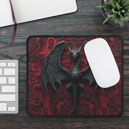Black Dragon Gothic Mouse Pad
