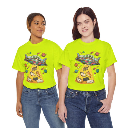 Alien Cat Abduction T-Shirt
