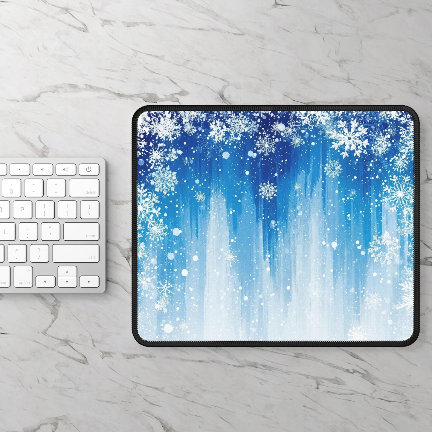 Winter Snowfall Mouse Pad