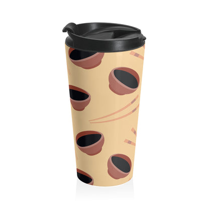 Chopsticks and Bowls Travel Mug