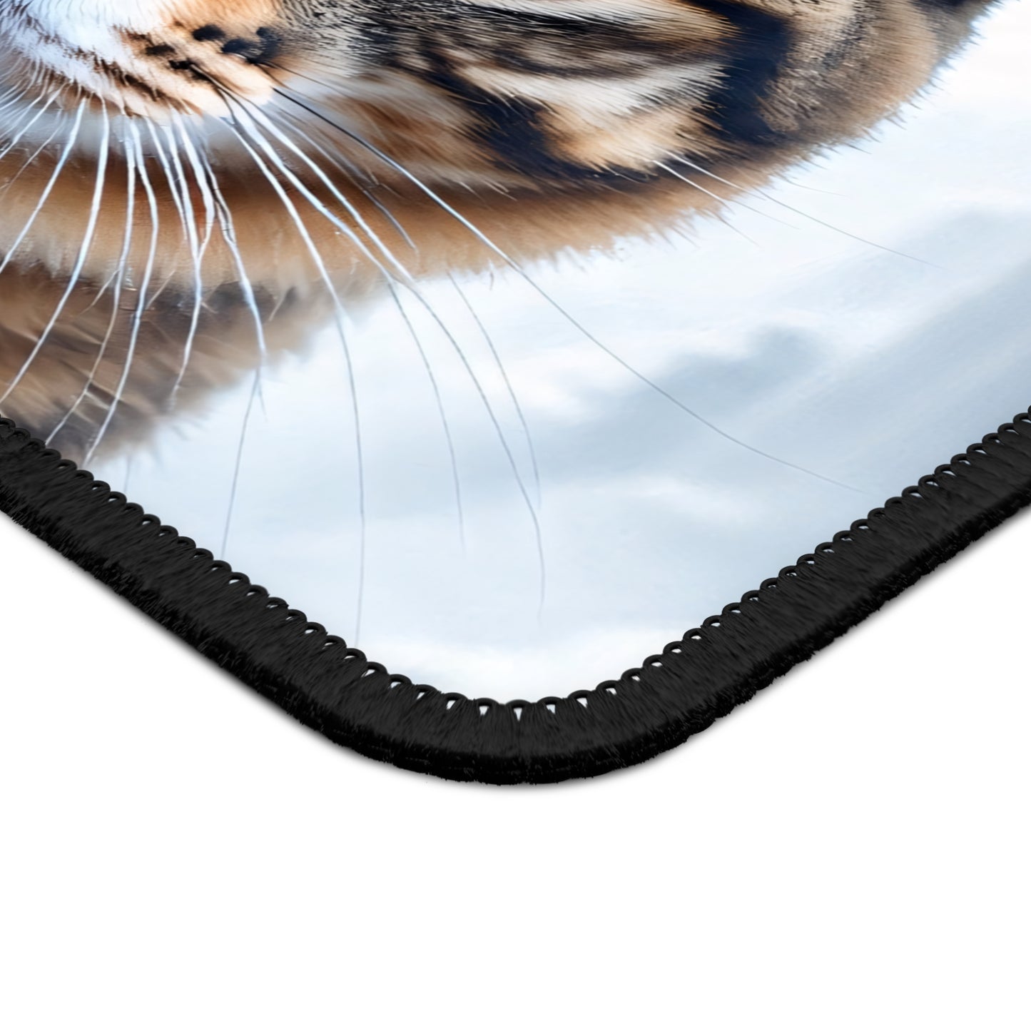 Regal Green-Eyed Cat Mouse Pad