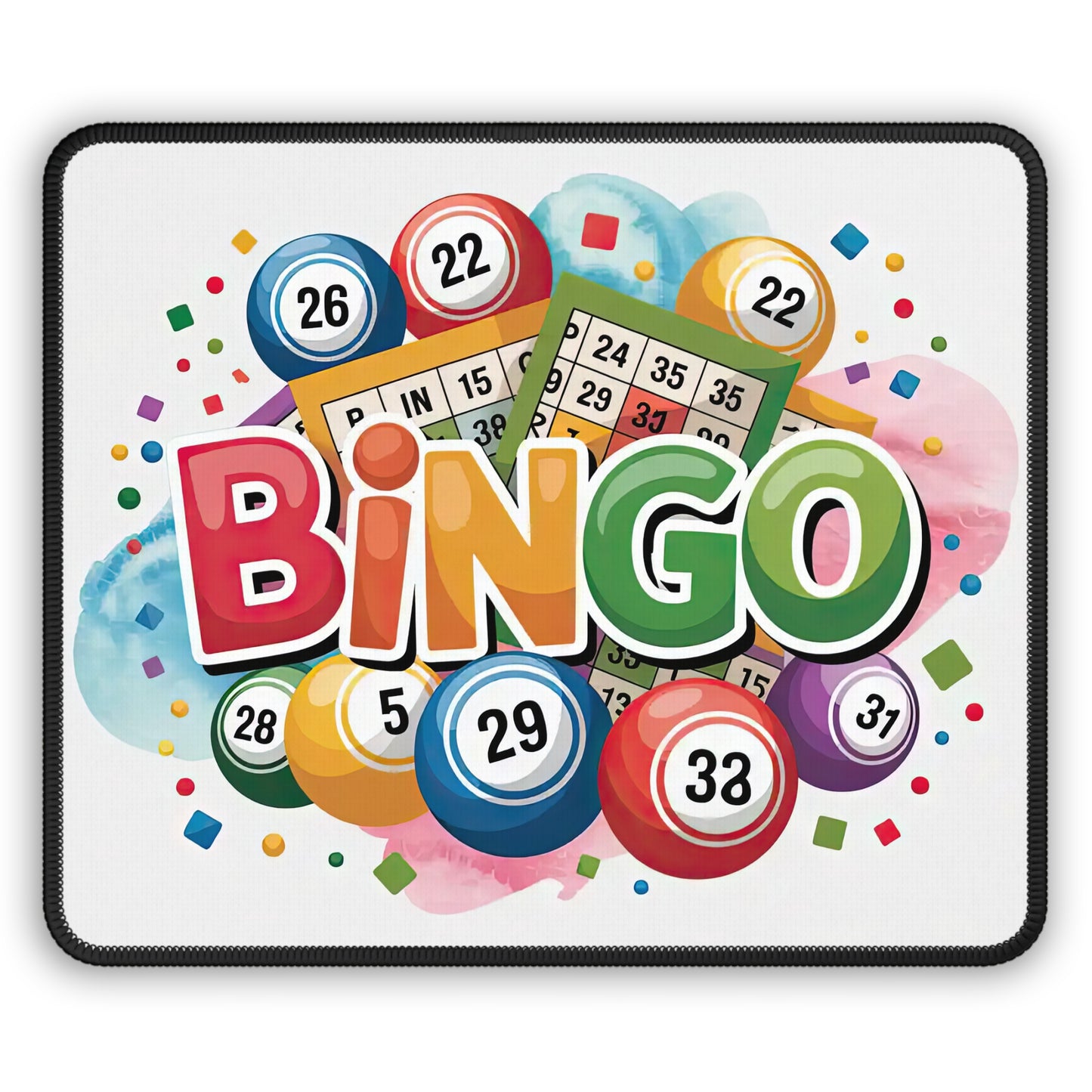 Colorful Bingo Mouse Pad