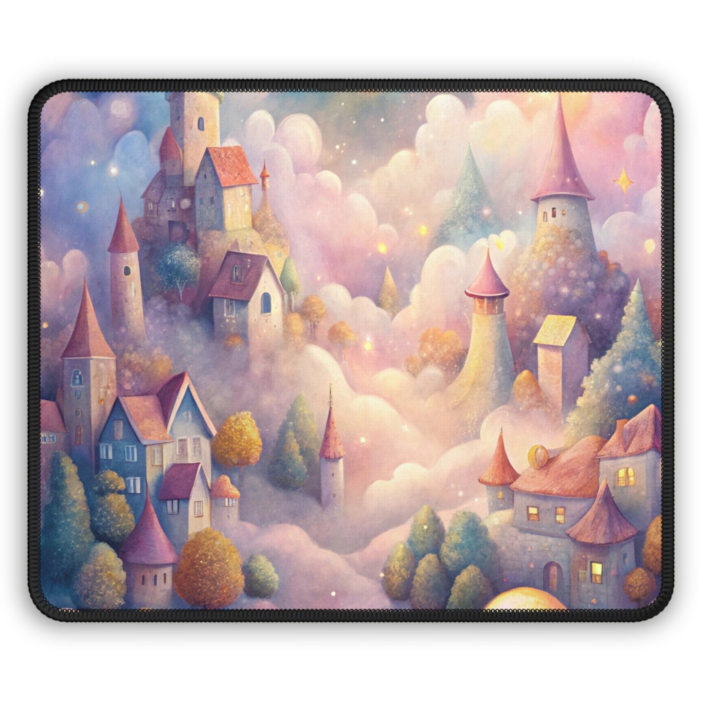 Dreamy Cloud Castle Mouse Pad