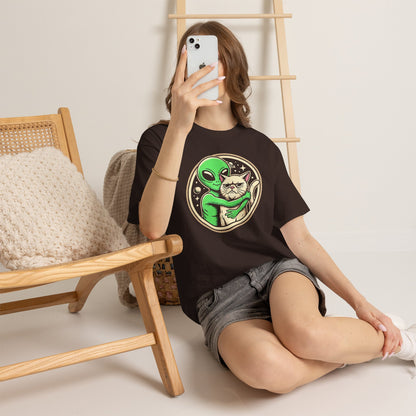 Alien Cat Encounter T-Shirt