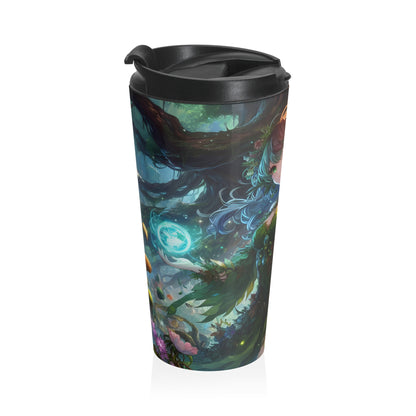 Forest Fairy Stainless Steel Travel Mug – 15oz