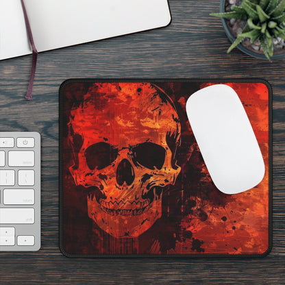 Inferno Skull Mouse Pad
