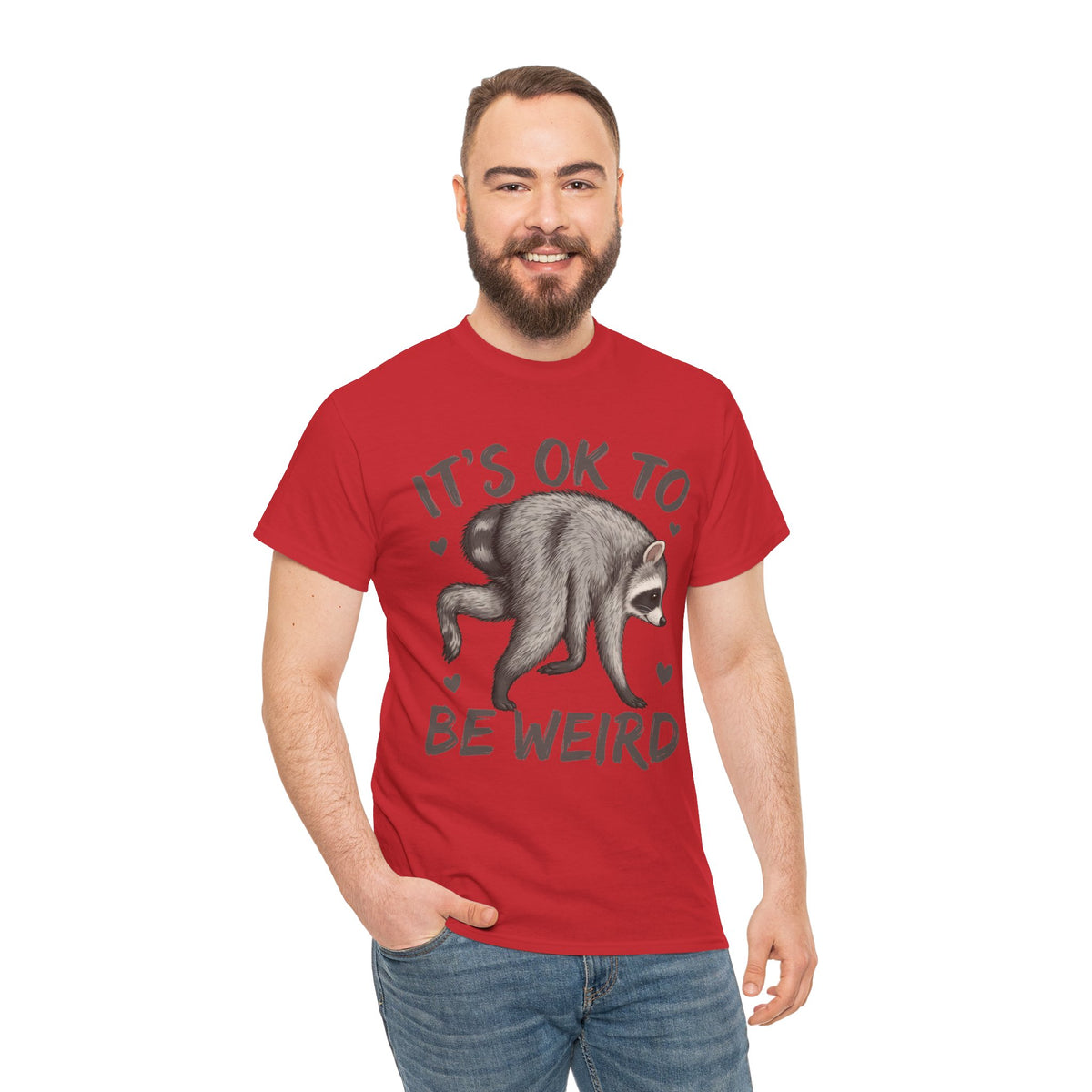 It’s OK to Be Weird Raccoon T-Shirt