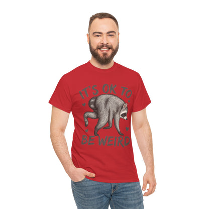 It’s OK to Be Weird Raccoon T-Shirt