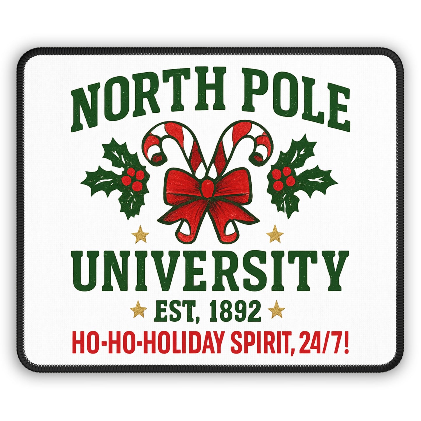 North Pole University Mouse Pad