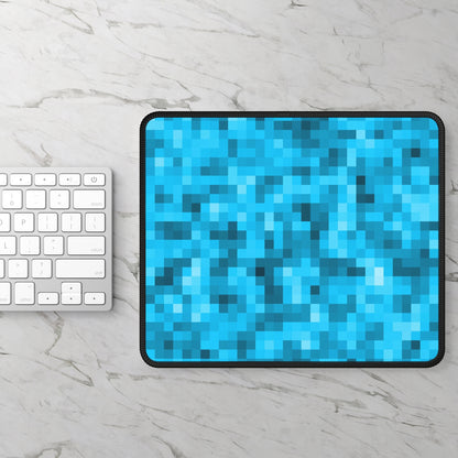 Ocean Pixel Blue Mouse Pad
