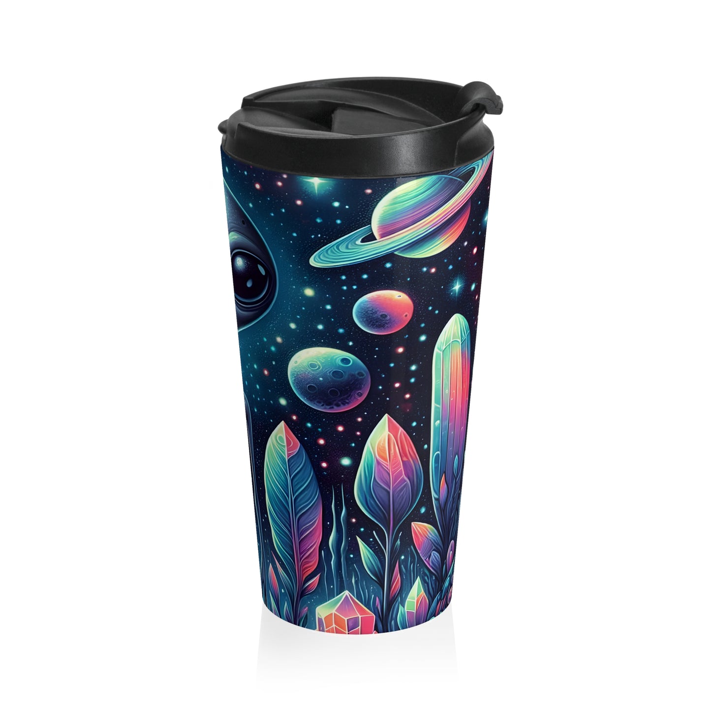 Cosmic Alien Glow Travel Mug