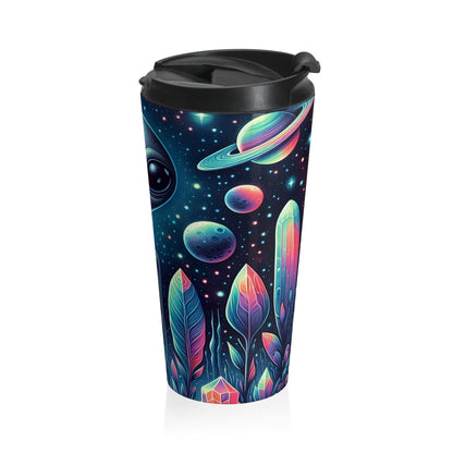 Cosmic Alien Glow Travel Mug
