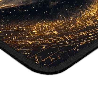 Celestial Wolf Guardian Mouse Pad