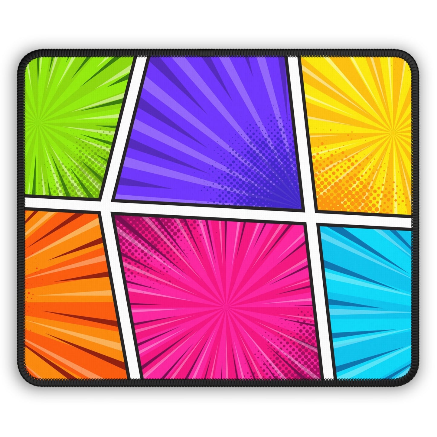 Pop Art Burst Mouse Pad