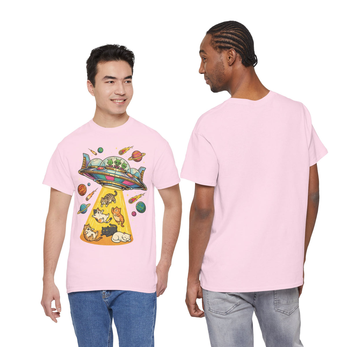 Alien Cat Abduction T-Shirt