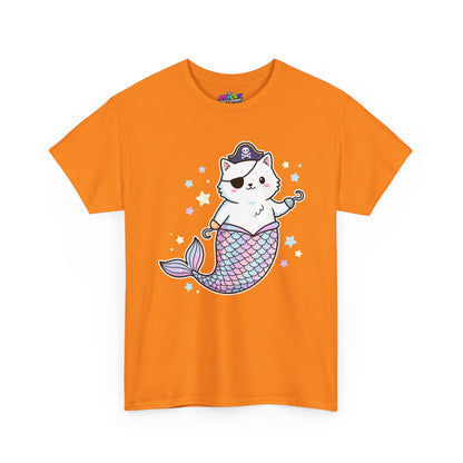 Pirate Mermaid Cat T-Shirt