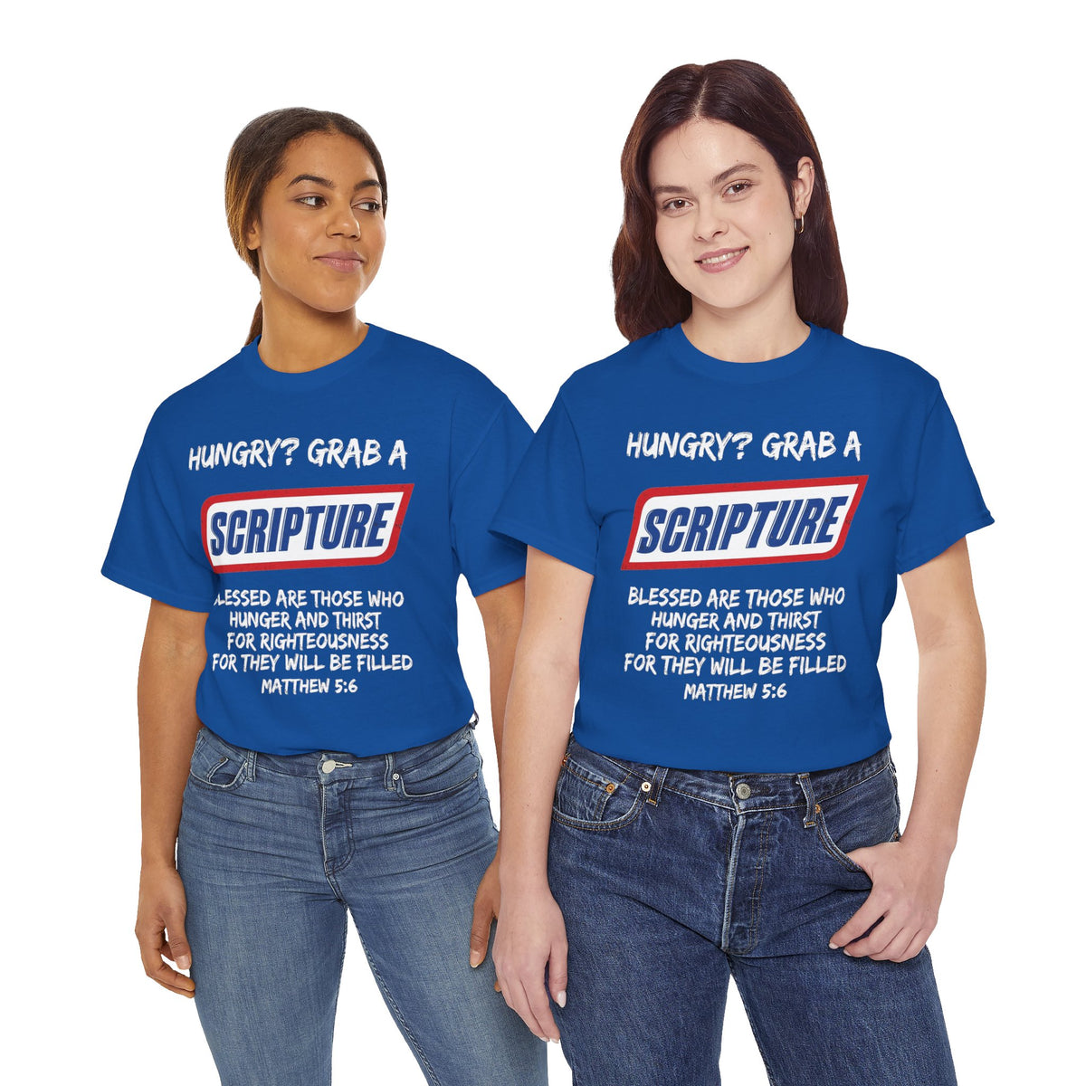 Hungry? Grab a Scripture Christian T-Shirt