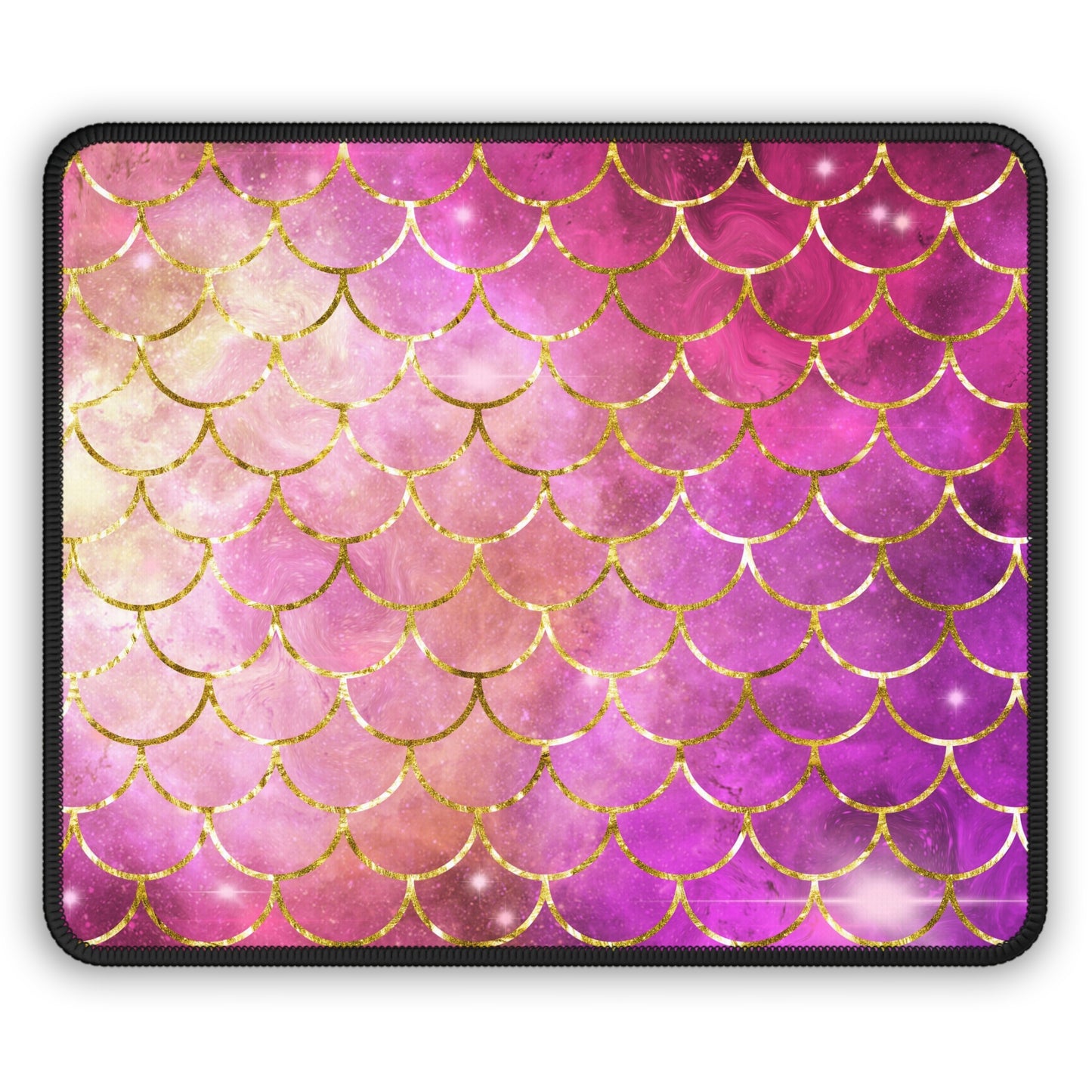 Cosmic Mermaid Scales Mouse Pad