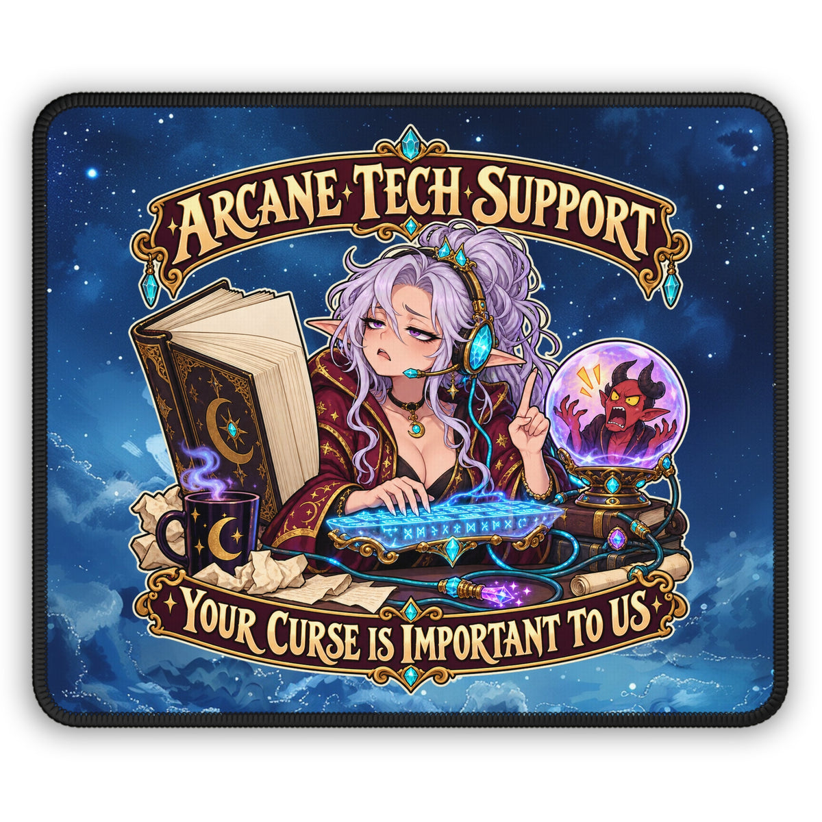 Arcane Tech Support Mouse Pad