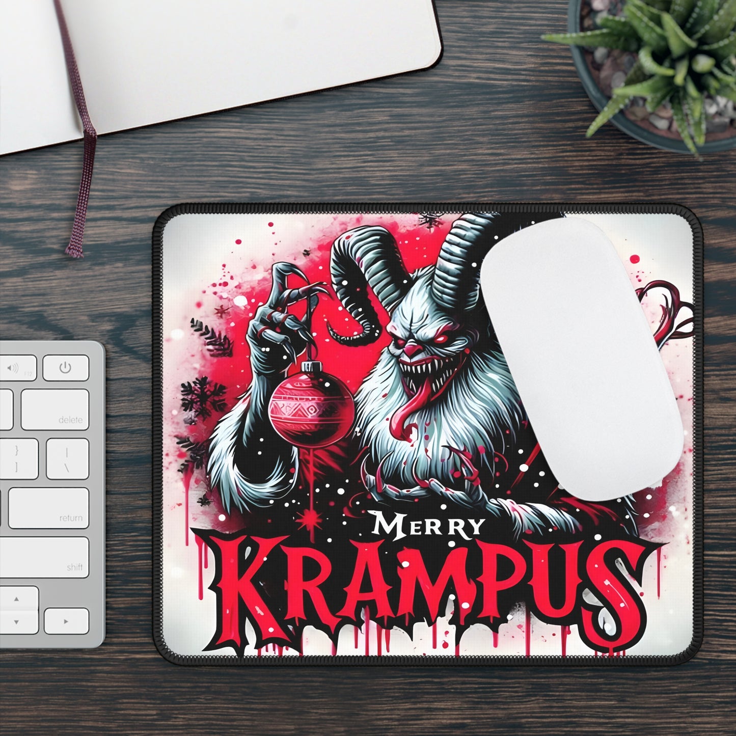Merry Krampus Mouse Pad