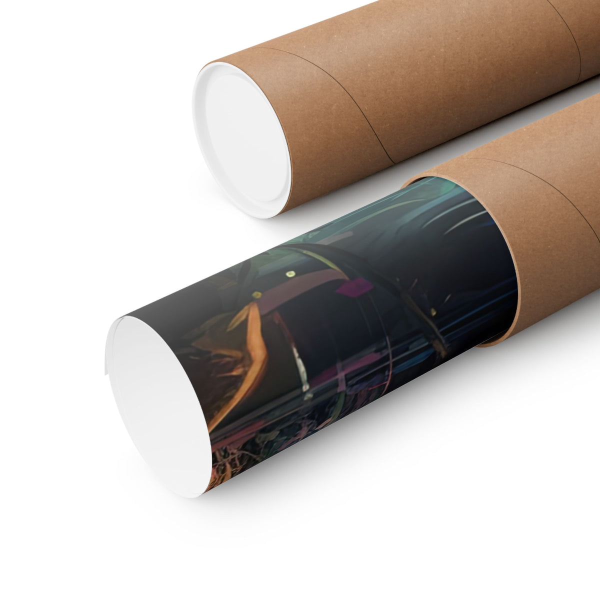 Moonlit Raccoon Enchanted Forest Matte Poster