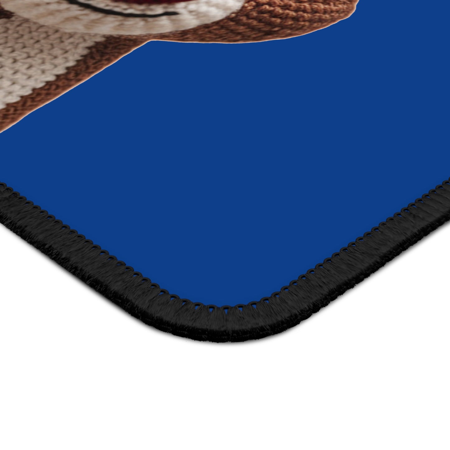 Crochet Reindeer Santa Mouse Pad