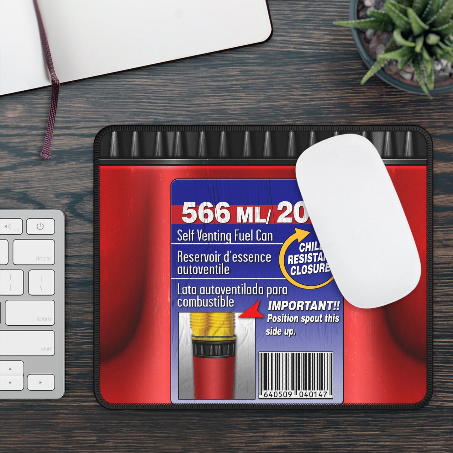 Mini Fuel Can Mouse Pad